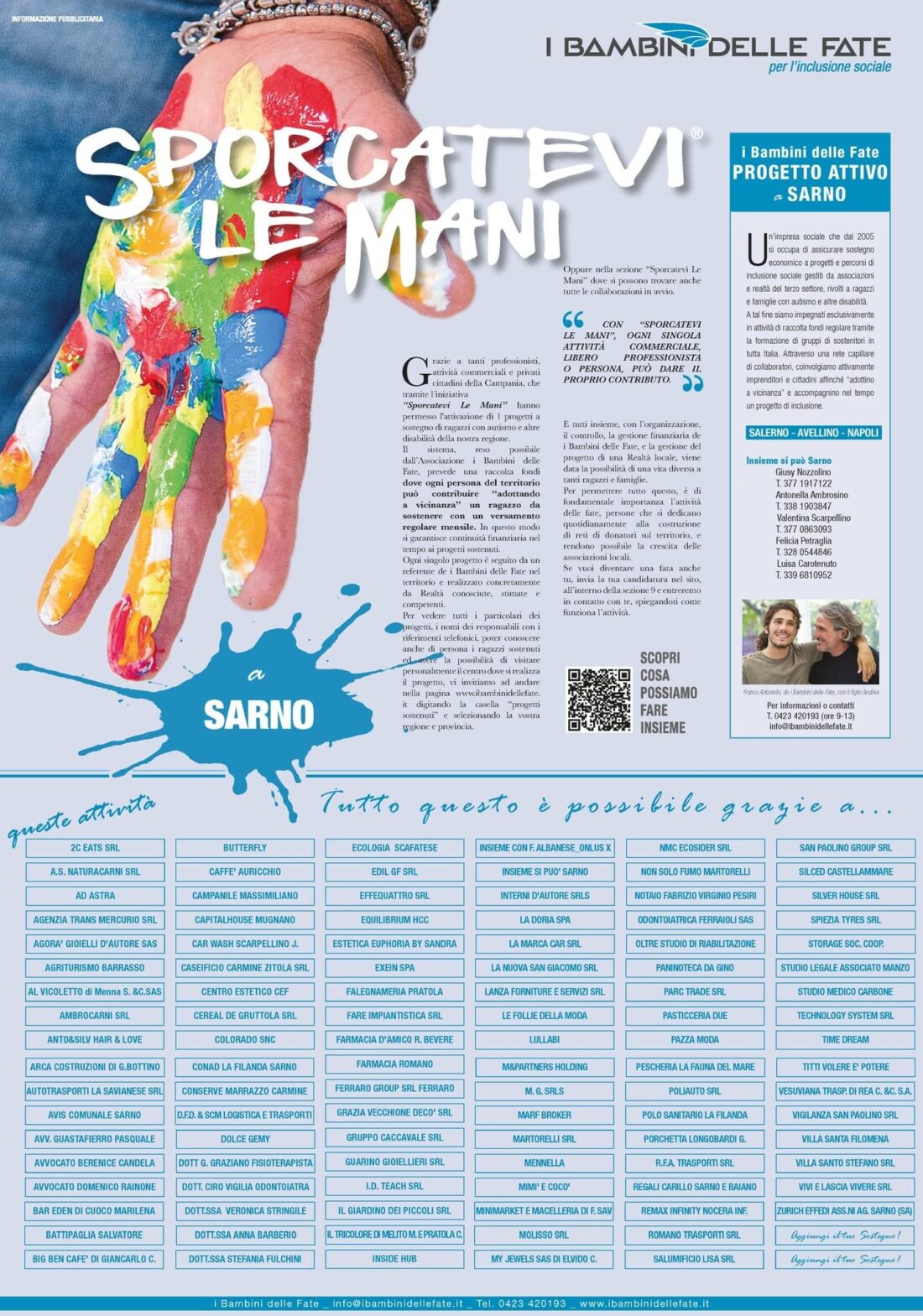 Ferraro per i bambini delle fate sporcatevi le mani