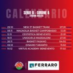 Campionato basket femminile serie B girone A stagione 2023/24